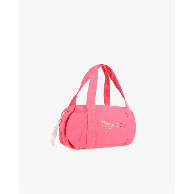 Sac polochon en coton Taille L Rose Nénuphar